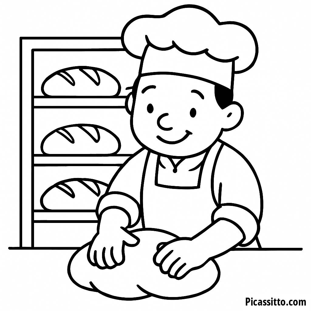 Baker's Delight Coloring Page