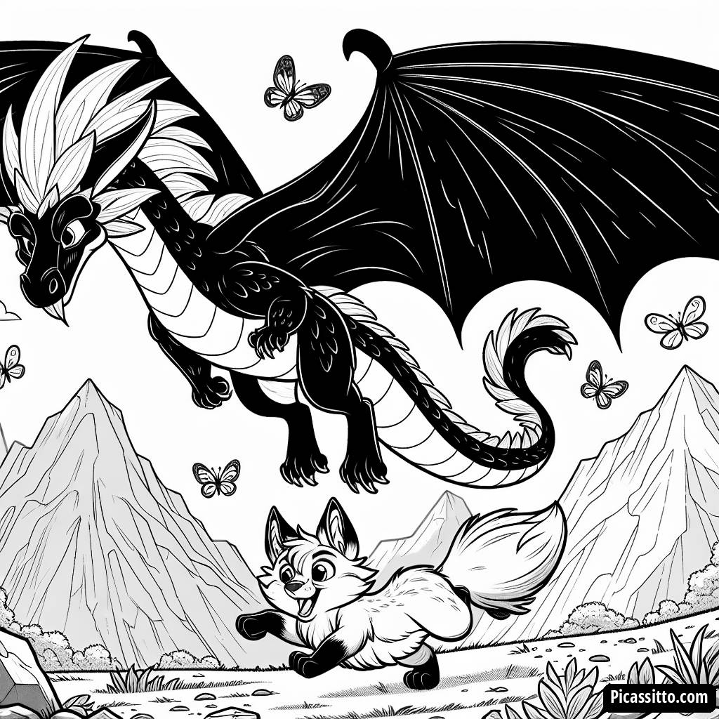 Charizard in Volo: Pagina da Colorare Gratuita