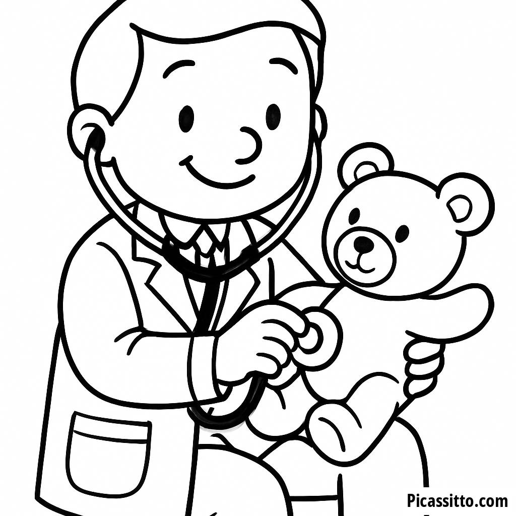 Page à Colorier du Docteur Joyeux