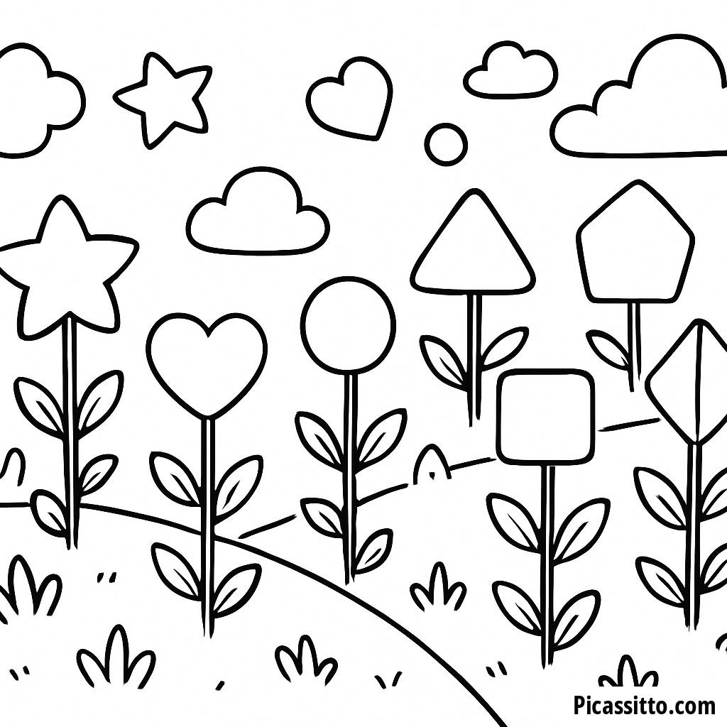 Magischer Garten Malvorlage