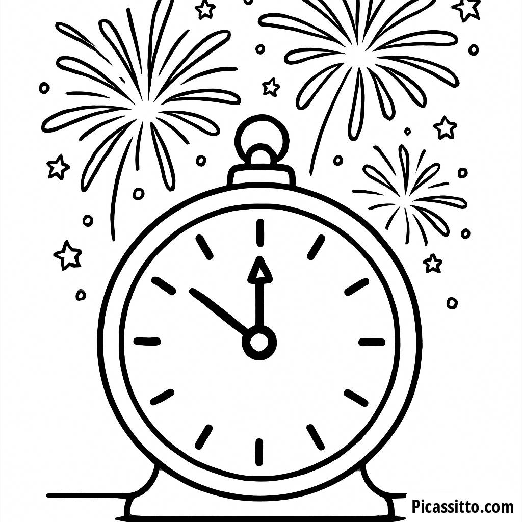 Pagina da Colorare Magia di Mezzanotte