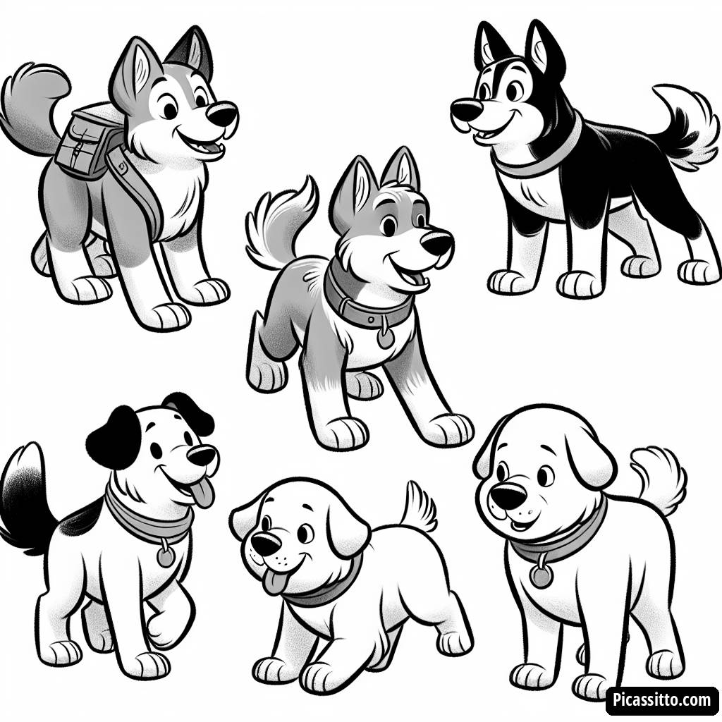 Paw Patrol Team Malvorlage - Schließe dich dem Abenteuer an!