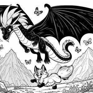 Charizard in Volo: Pagina da Colorare Gratuita