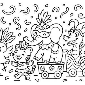 Farbseite der Fröhlichen Parade