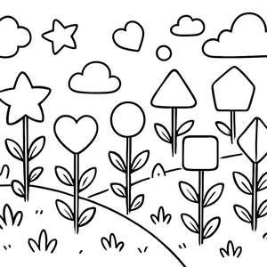 Magischer Garten Malvorlage