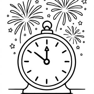 Mitternachtszauber Ausmalbild