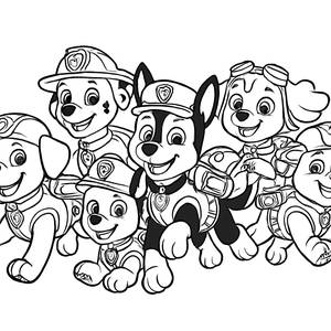 Paw Patrol Welpen Rettungsmission Malvorlage