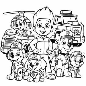 Paw Patrol Malvorlage - Bereit für das Abenteuer!
