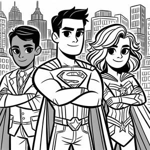 Page à Colorier des Héros de PJ Masks