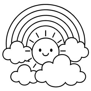 Раскраска Солнечного Улыбки