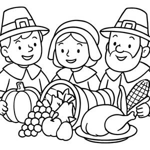 Malvorlage für das Erntedankfest