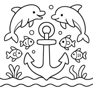 Página para Colorear Aventura Submarina